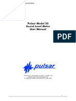 Pulsar Model 33 Manual Usuario