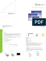 User Guide / Guía Del Usuario: Diagonal Projection Screen