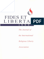 Fides Et Libertas: The Journal o F