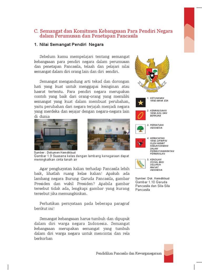 C Semangat Dan Komitmen Kebangsaan Para Pendiri Negara Dalam Perumusan Dan Penetapan Pancasila Pdf