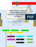 Paparan Teknik Perumusuan Tujuan Dan Sasaran