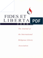 Fides Et Libertas: The Journal o F
