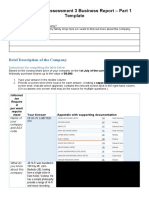 Assessment 3 - Individual Project Part 1 Written Document Template