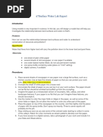 67surface Water Lab Report: Problem