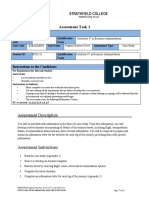 Strathfield College Assessment Task 1 Assessment Details