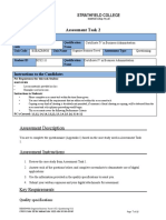 Strathfield College Assessment Task 2 Assessment Details