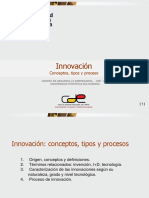 Innovación Conceptos, Tipos y Proceso Curso Emprendimiento - Est