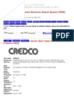 Credco - Trademark Electronic Search System (TESS)