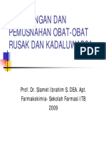 Ppt Pembuangan Dan Pemusnahan Obat-obat Yang Kadaluwarsa