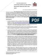 RESOLUCIÓN #00681-2021-JEE-LIC1 - JNE 25 FEB 2021 - IMPONER La Sanción de EXCLUSIÓN Al Candidato Rafael LÓPEZ ALIAGA