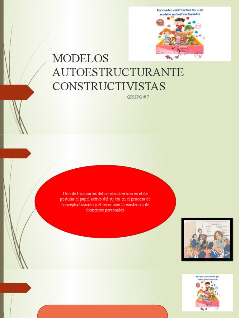 Modelos Pedagógicos Constructivistas | PDF | Constructivismo (filosofía ...