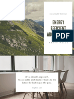 Energy Efficient Architecture: Sustainable Habitat