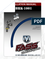 BBRK-1001 Fuel Filter To VP44 Big Line Kit Installation