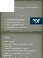 Pemisahan Pangea, Teori Tentang Terjadinya Kepulauan Indonesia