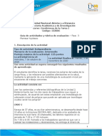 Guía de Actividades y Rúbrica de Evaluación - Unidad 2 - Fase 3 - Plantear Hipótesis