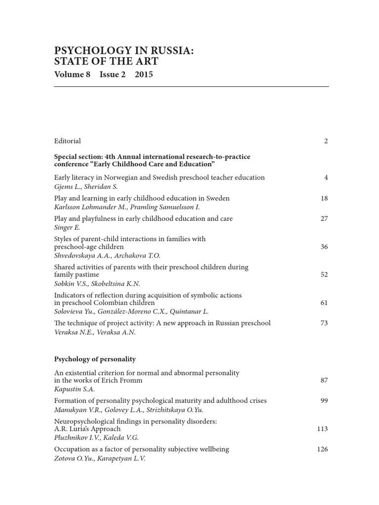 Psychology 2 2015 | PDF | Teachers | Literacy