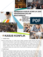 Kasus Konflik Dan Kekerasan