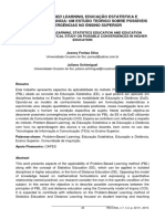 PROBLEM-BASED LEARNING, EDUCAÇÃO ESTATÍSTICA E EDUCAÇÃO A DISTÂNCIA UM ESTUDO TEÓRICO SOBRE POSSÍVEIS CONVERGÊNCIAS NO ENSINO SUPERIOR lido