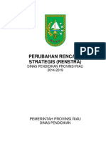 Renstra Dinas Pendidikan 2014 - 2019