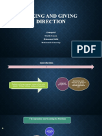 Asking and Giving Direction Tugas Bhs Inggris Kelompok 5