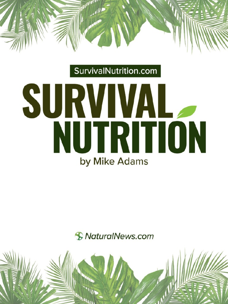 Essential Survival Nutrition Strategies | PDF | Blood | Sewage
