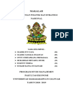 Politik Dan Strategi Nasional