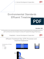 Environmental Standards Effluent Treatment: Bangladesh - German Development Cooperation