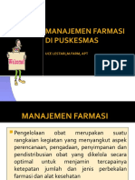 Manajemen Farmasi Di Puskesmas