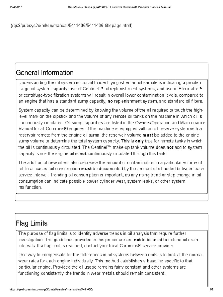378-013 Engine Oil Analysis Interpretation | PDF | Bearing (Mechanical ...