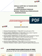 Penghitungan Kebutuhan JF PPBJ