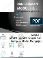 Strategi Pembelajaran Modul 3 & 4 Ut