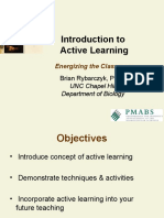 Introduction To Active Learning: Energizing The Classroom
