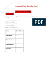 Eumind Group 3 Spare Time Checklist Peer