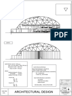 Architectural Design: GROUND FLOOR: 1800 SQ.M FIRST FLOOR: 750 SQ.M PRE-FUCTION AREA: 40% (750 SQ.M)