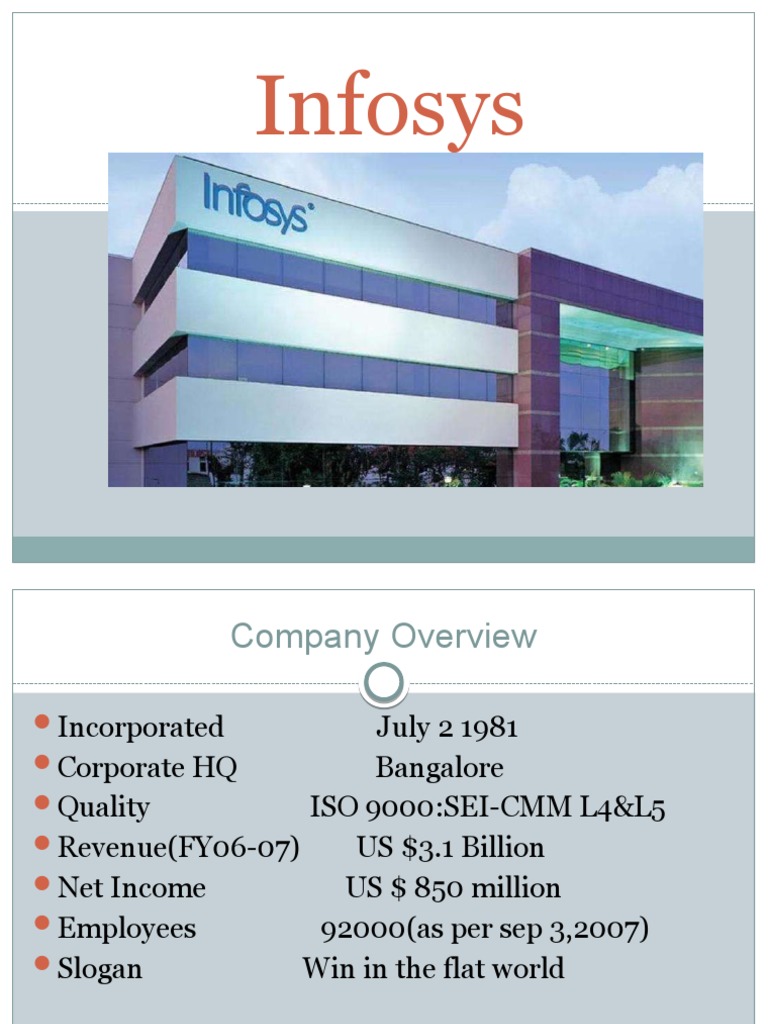 Infosys Company Overview and Culture | PDF