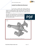 Exercise 1: Automobile Front Wheel Axle Structural Static Analysis