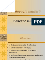 Educatia militara