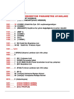 ACS310 Modbus Parametre