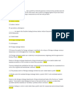 Foreign Exchange Market Fundamentals