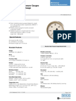 Mechanical Pressure Gauge Datasheet