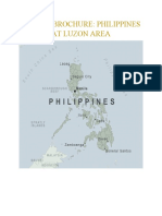 Travel Brochure: Philippines at Luzon Area