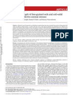 Residual Shear Strength of Fine-Grained Soils and Soil-Solid Interfaces at Low Effective Normal Stresses