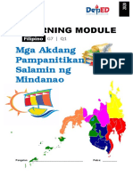 FILIPINO 7 LEARNING MODULE Week 1
