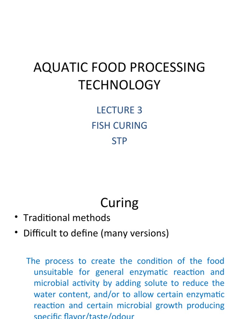 Fish Curing Techniques and Salting Methods | PDF | Sodium Chloride | Salt