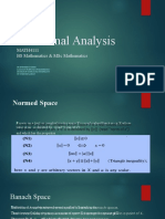 Functional Analysis: Math4111 Bs Mathematics & MSC Mathematics