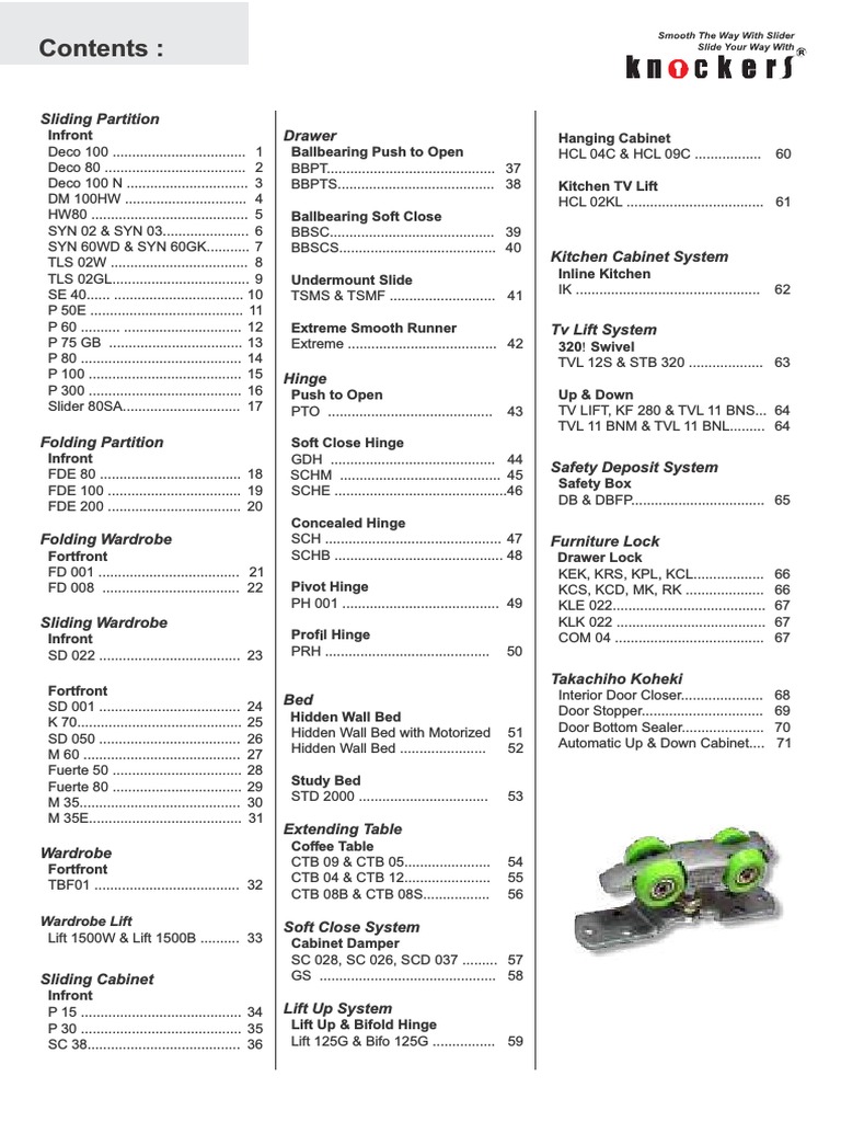 Knockers Katalog Fitting 2020 PDF Door