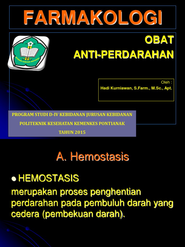 Obat Anti Perdarahan untuk Menoralgia | PDF | Sains & Matematika