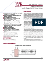 Features Description: LTC3207/LTC3207-1 600ma Universal Multi-Output LED/CAM Driver