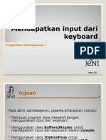 JENI Slides-Intro1-Bab05-Mendapatkan Input Dari Keyboard
