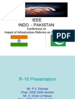 Ieee Indo - Pakistan: Conference On Impact of Infrastructure Reforms On Development
